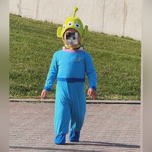 Blue Alien Kids Costume